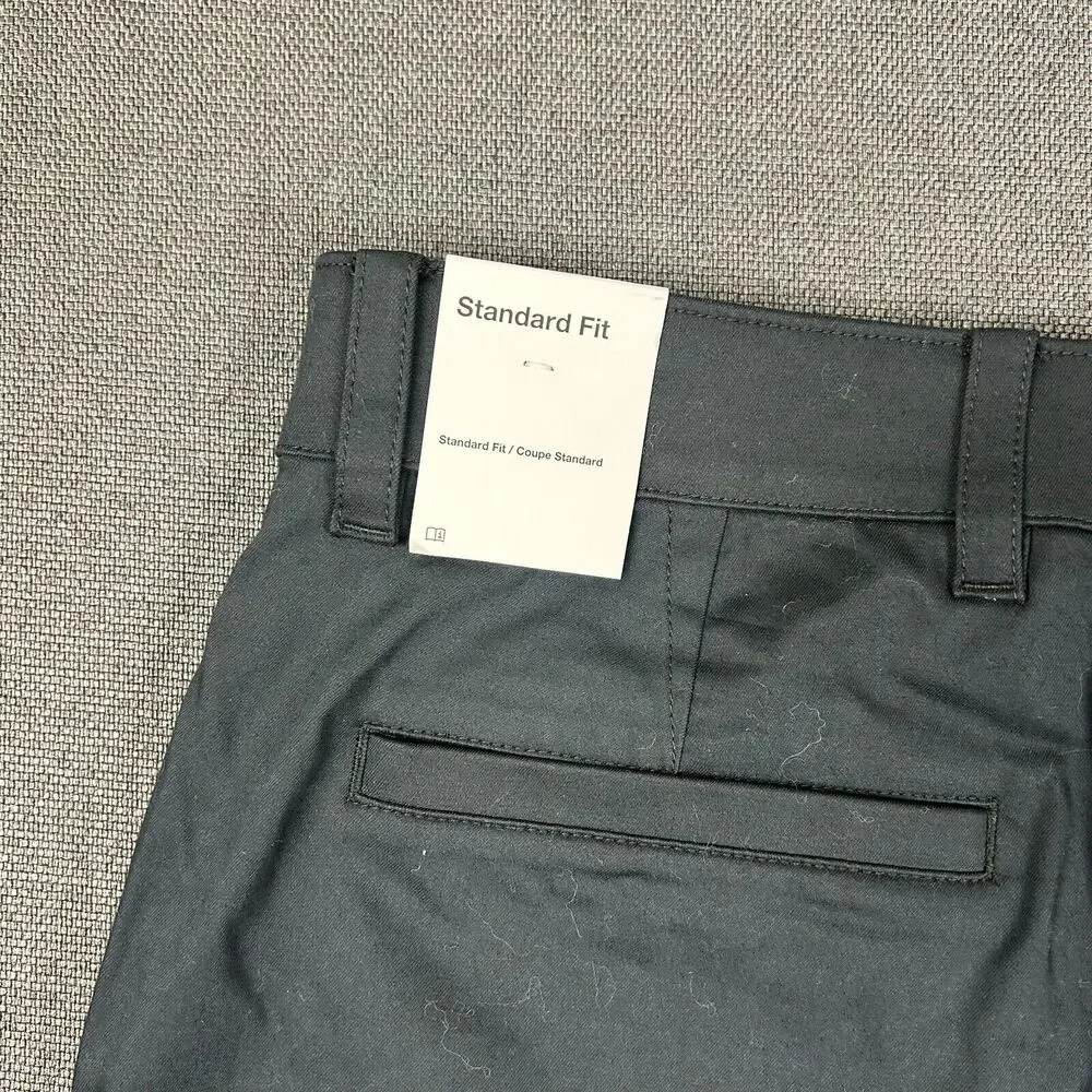 Nike Golf Pants Mens‎ Size 32x35 Medium Black Dri-FIT UV Standard Fit Chino NWT